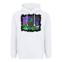 White halloween skull and leopard background Heavyweight Hoodie - BundleAndBundleShop