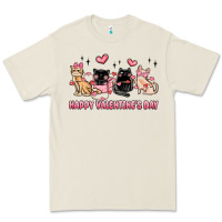 Bone happy valentines day cats Premium Tee - MaliasSmallBusiness