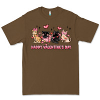 Cacao happy valentines day cats Premium Tee - MaliasSmallBusiness