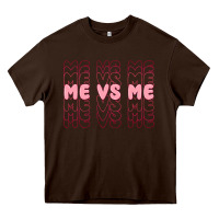 Chocolate Brown me vs me Heavy Core Tee - MaliasSmallBusiness