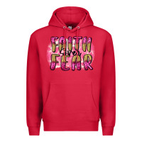 Cardinal Faith over fear  Breast Cancer Awareness Premium Hoodie - FaDigitalArtStudio