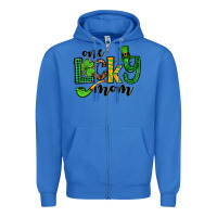 True Royal One lucky mom St. Patrick's Zipper Hoodie - OliviaCreatesArt