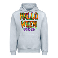 Heather Grey halloween vibes Urban Hoodie - RacoonDesign