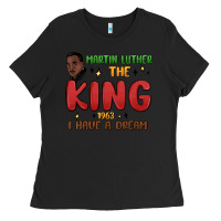 Black martin luther the king 1963 i have a dream Ladies Tee - MaliasSmallBusiness