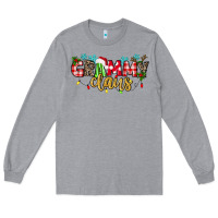 Heather Grey Grammy Claus Long Sleeve Tee - texasbilliewilder