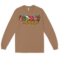 Toasted Coconut Grammy Claus Long Sleeve Tee - texasbilliewilder