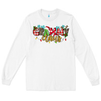 White Grammy Claus Long Sleeve Tee - texasbilliewilder