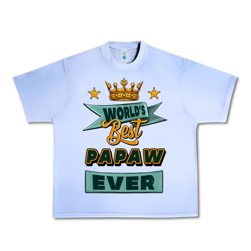 World's Best Papaw Ever Urban Heavy Tee by Jasminsmagicworld | Teevron