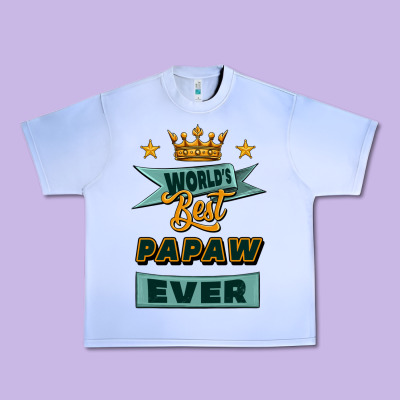 World's Best Papaw Ever Urban Heavy Tee Designed By Jasminsmagicworld
