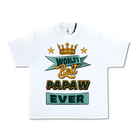 White world's best papaw ever Urban Heavy Tee - Jasminsmagicworld
