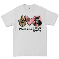 Peace Love French Bulldog Premium Tee | Teevron