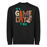 Black It's game day y'all Heavyweight Sweatshirt - HowdyJamesFarm