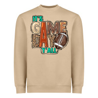 Mushroom It's game day y'all Heavyweight Sweatshirt - HowdyJamesFarm
