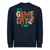 Navy It's game day y'all Heavyweight Sweatshirt - HowdyJamesFarm