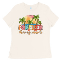 Bone forever chasing sunsets Ladies Tee - MaliasSmallBusiness