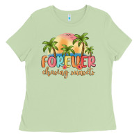 Matcha forever chasing sunsets Ladies Tee - MaliasSmallBusiness