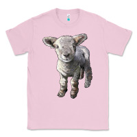 Bubblegum Pink southdown baby sheep Classic Tee - LillyAllenDesigns