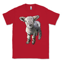 Red southdown baby sheep Classic Tee - LillyAllenDesigns