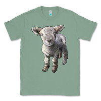 Sage southdown baby sheep Classic Tee - LillyAllenDesigns