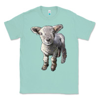 Seafoam southdown baby sheep Classic Tee - LillyAllenDesigns