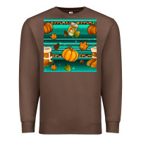 Chestnut autumn seamless pattern Premium Sweatshirt - BundleAndBundleShop