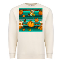 Sandshell autumn seamless pattern Premium Sweatshirt - BundleAndBundleShop