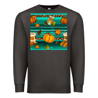 Smoke autumn seamless pattern Premium Sweatshirt - BundleAndBundleShop