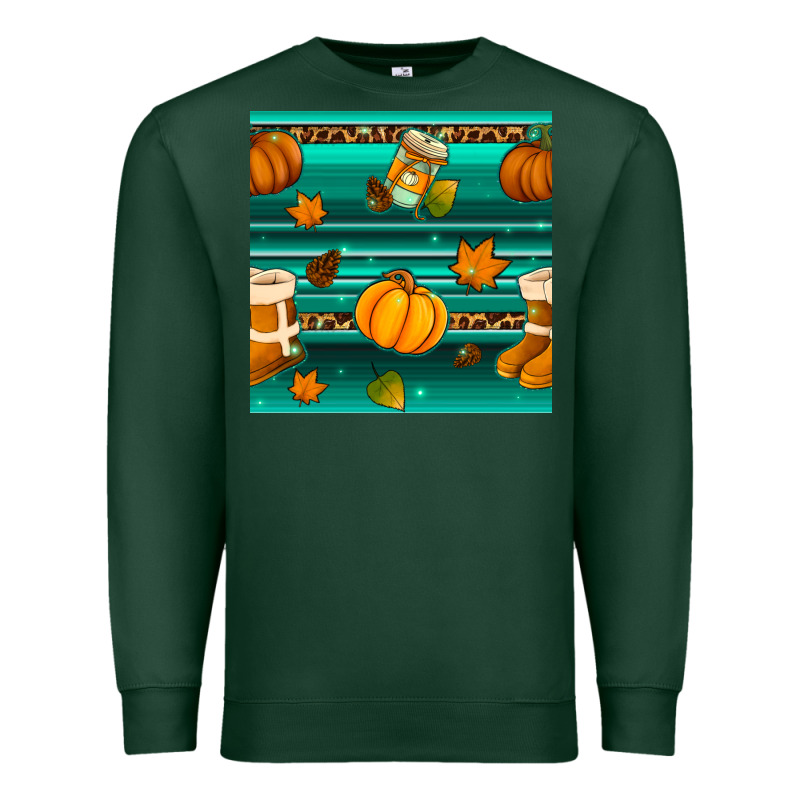 Autumn Seamless Pattern Premium Sweatshirt by BundleAndBundleShop | Teevron