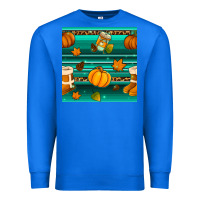 True Royal autumn seamless pattern Premium Sweatshirt - BundleAndBundleShop