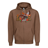 Chestnut western love for cowgirls olivia Zipper Hoodie - OliviaCreatesArt