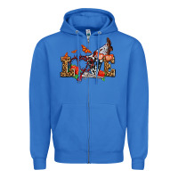 True Royal western love for cowgirls olivia Zipper Hoodie - OliviaCreatesArt