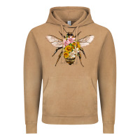 Vintage Camel bee with flowers Vintage Hoodie - Artiststas