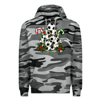 Slate Camo Lightning Soccer Christmas Tree Premium Hoodie - RanaPortraitStore