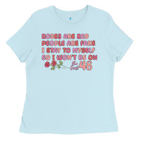 Baby Blue roses are red Ladies Tee - MaliasSmallBusiness
