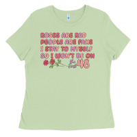 Matcha roses are red Ladies Tee - MaliasSmallBusiness