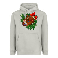 Moon Dust american football christmas with lights and ribbon Heavyweight Hoodie - FaDigitalArtStudio