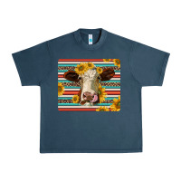 Midnight Navy serape leopard hereford cattle mousepad Urban Heavy Tee - Jasminsmagicworld
