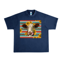 Navy serape leopard hereford cattle mousepad Urban Heavy Tee - Jasminsmagicworld