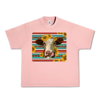 Salmon serape leopard hereford cattle mousepad Urban Heavy Tee - Jasminsmagicworld