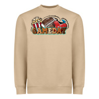Mushroom Game day football popcorn Heavyweight Sweatshirt - HowdyJamesFarm