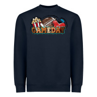 Navy Game day football popcorn Heavyweight Sweatshirt - HowdyJamesFarm