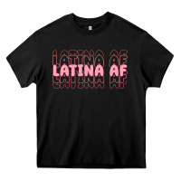 Black latina af Heavy Core Tee - MaliasSmallBusiness