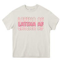 Cream latina af Heavy Core Tee - MaliasSmallBusiness