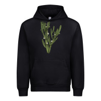 Black cereus jamacaru Urban Hoodie - LillyAllenDesigns