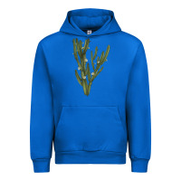 Cobalt cereus jamacaru Urban Hoodie - LillyAllenDesigns