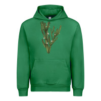 Emerald cereus jamacaru Urban Hoodie - LillyAllenDesigns