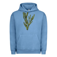 Pigment Pebble Blue cereus jamacaru Urban Hoodie - LillyAllenDesigns