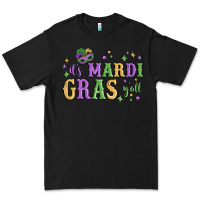 Black it's mardi gras y'all Premium Tee - MaliasSmallBusiness
