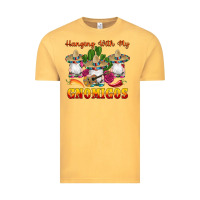 Vintage Mustard hanging with gnomigos Vintage Tee - Artiststas