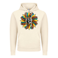 Vintage Artic sunflower cowhide leopard Vintage Hoodie - Artiststas